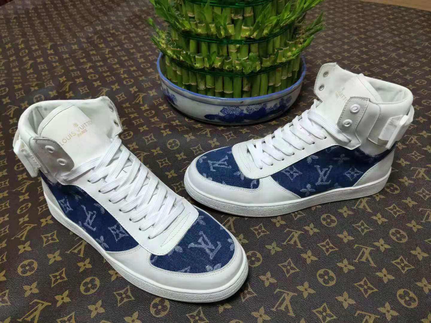 EI -Luv Rivoli White Blue Sneaker