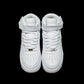 EI -AF1 pure white mid-top
