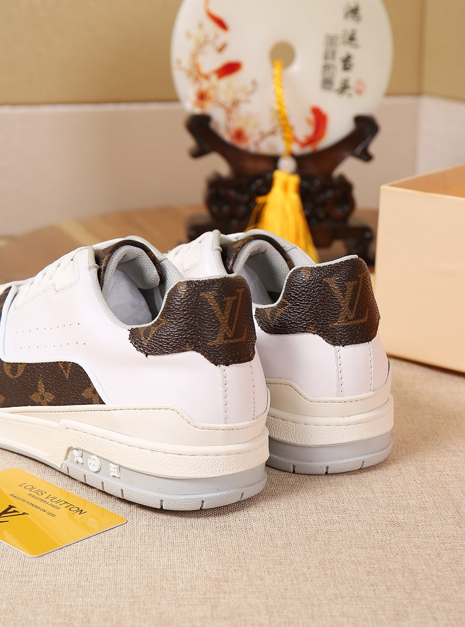 EI -LUV Brown White Sneaker