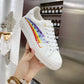 EI -LUV Casual Low White Sneaker