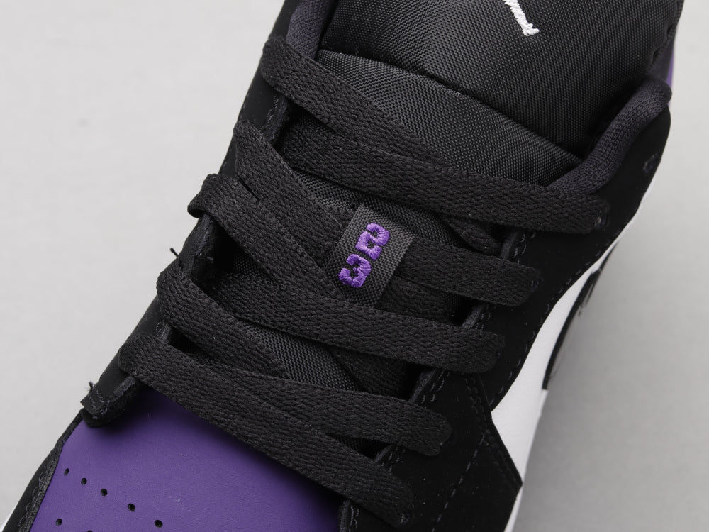 EI -AJ1 Black and purple toes