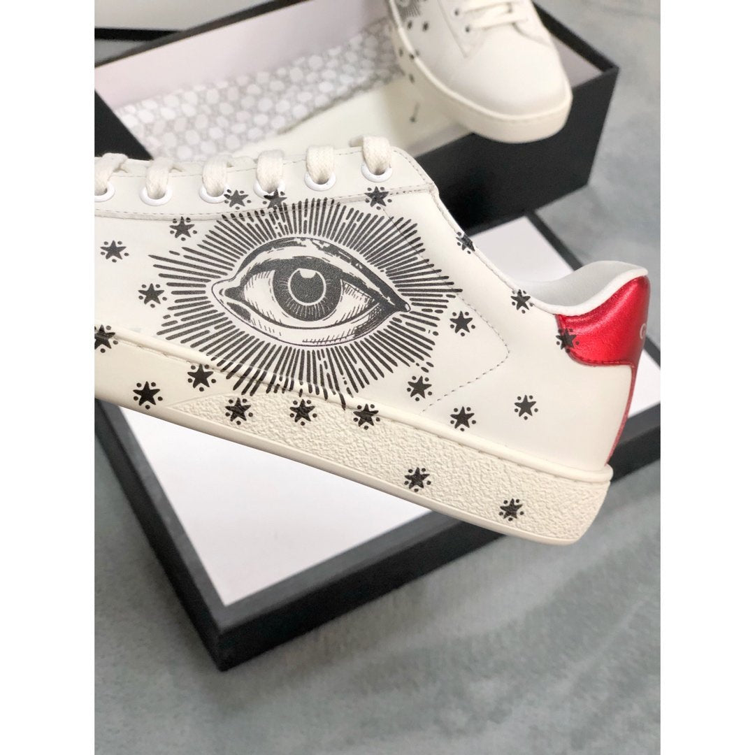 EI - GCI  Ace with Eyes White Sneaker 104