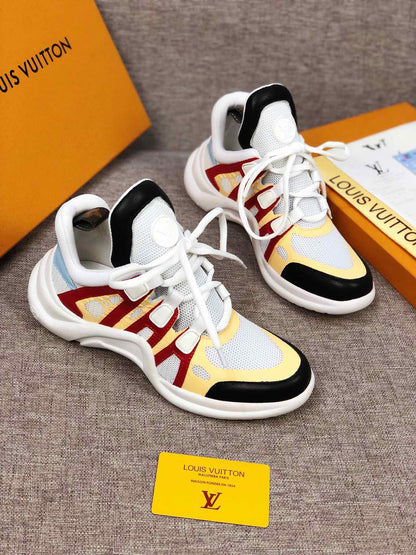 EI -LUV Archlight Red Yellow Sneaker