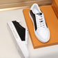 EI -LUV White and Gray Sneaker