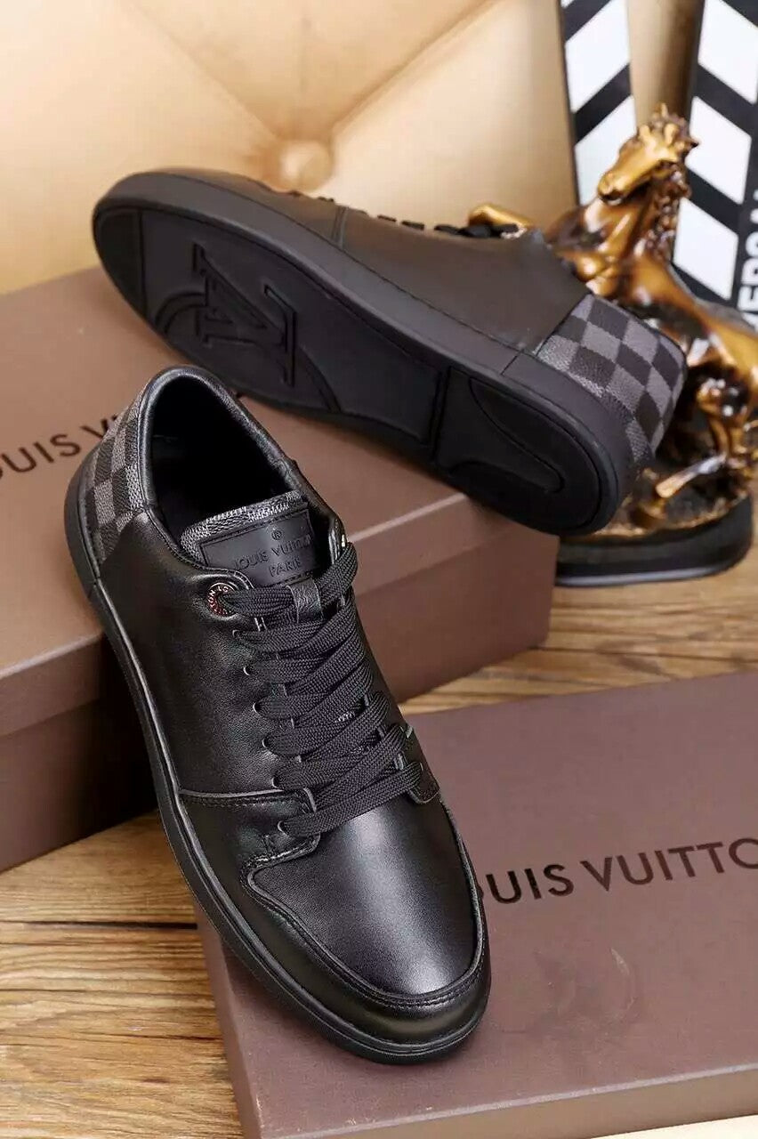 EI -LUV CEnogram Line Up Black Sneaker