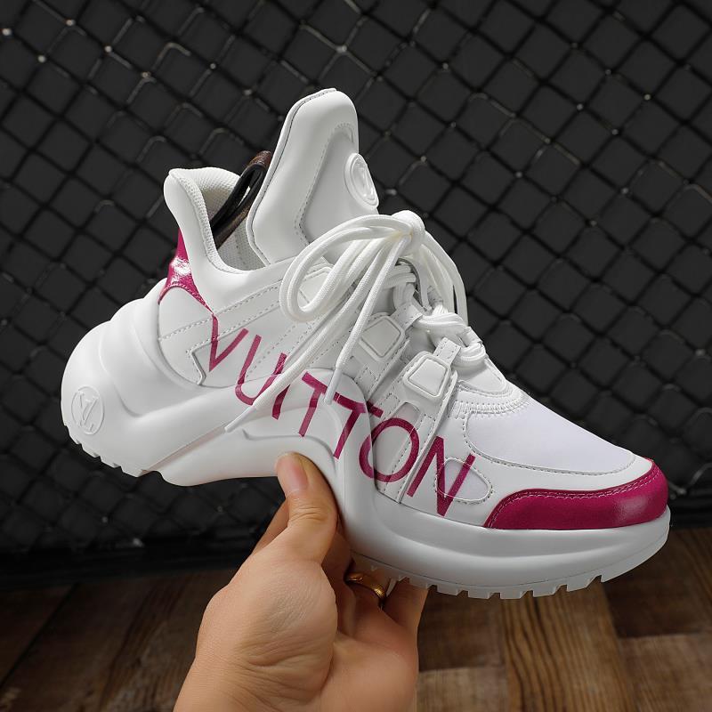 EI -LUV Archlight White Pink Sneaker