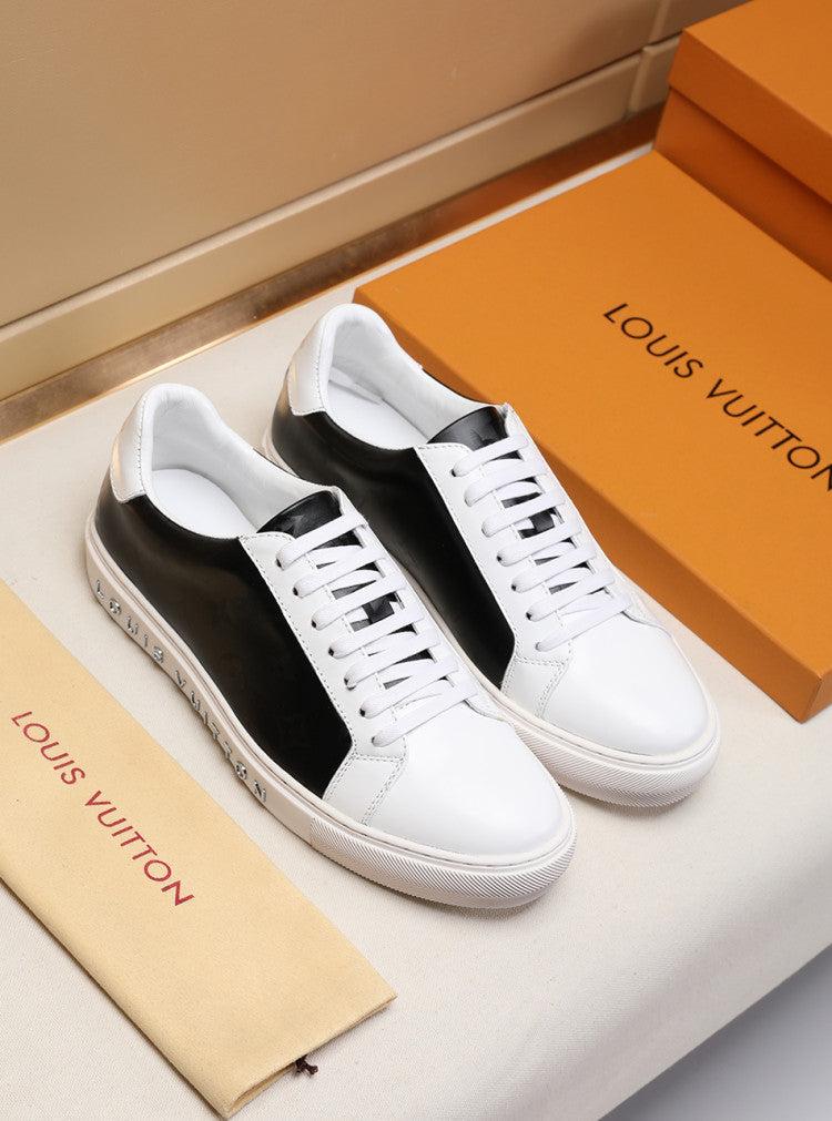EI -LUV White and Gray Sneaker
