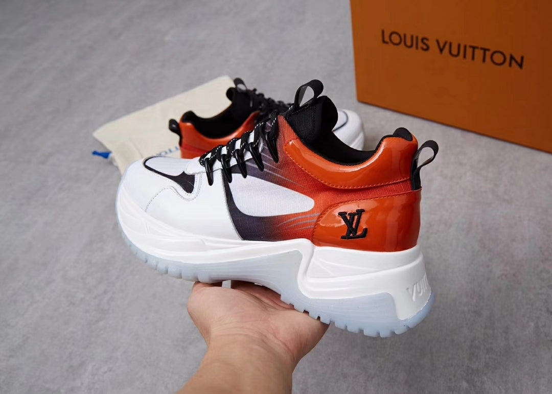 EI -LUV Run Away Pulse Orange Sneaker