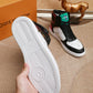 EI -LUV High Top White Black Sneaker