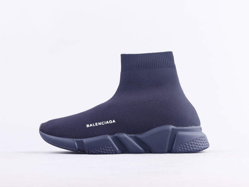 EI -Bla Socks And Shoes Pure Black Sneaker