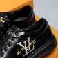 EI -LUV Beverly Hills Hours Black Sneaker