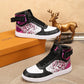 EI -LUV Rivoli High Pink Sneaker