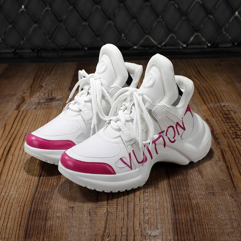 EI -LUV Archlight White Pink Sneaker